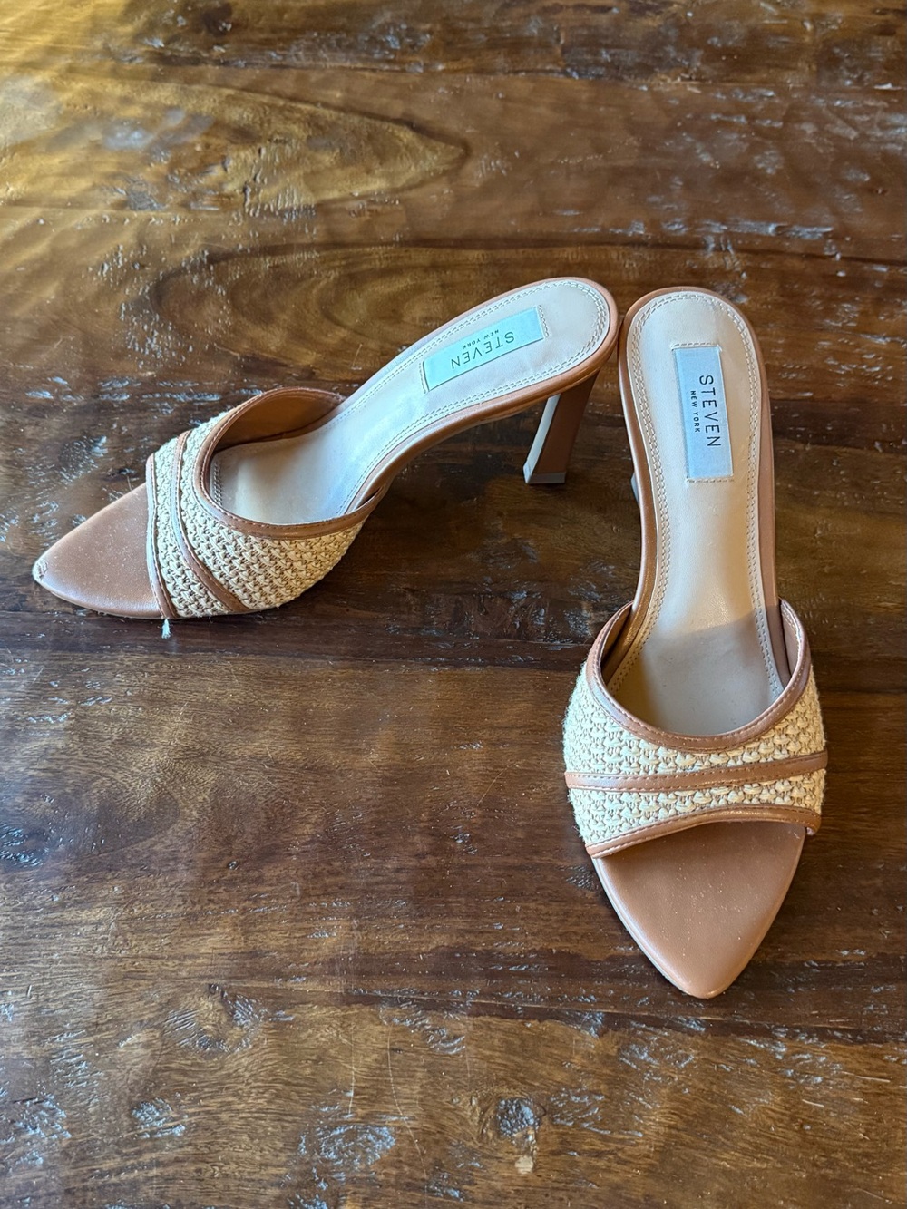 Steven Tan Woven Slide Heel